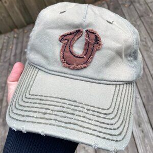 Vintage True Religion Y2K Embroidered Baseball Cap Hat Distressed